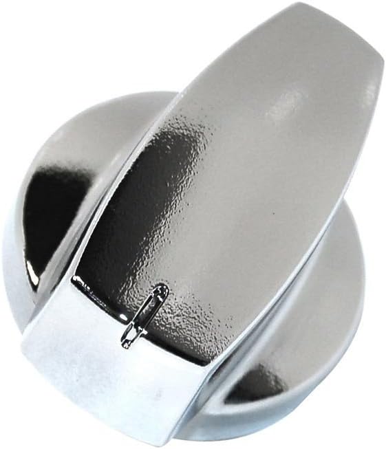 Belling Oven Cooker/Hob Gas Control Knob (Silver/Chrome).