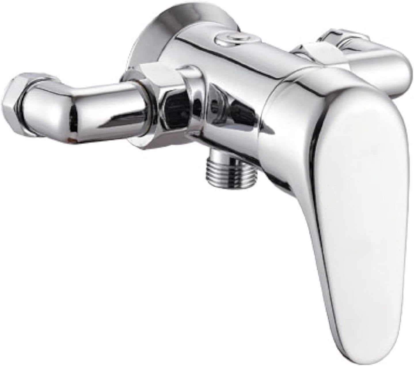 ENKI, Cruze, BT3918, Chrome, Manual Exposed Wall Mounted Shower Mixer Valve, Solid Brass, Modern, Easy to Install, 10-Year Guarantee.