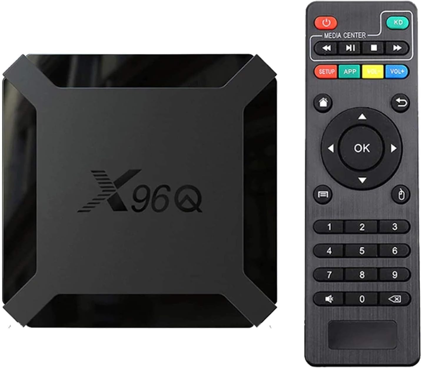 Android 10.0 TV Box,X96 Mini 2021 Upgraded Version X96Q 2GB RAM 16GB ROM Smart TV Box Allwinner H313 Quad Core Support 4K 3D Set Top Box X96 Mini Wifi Home Media Player.