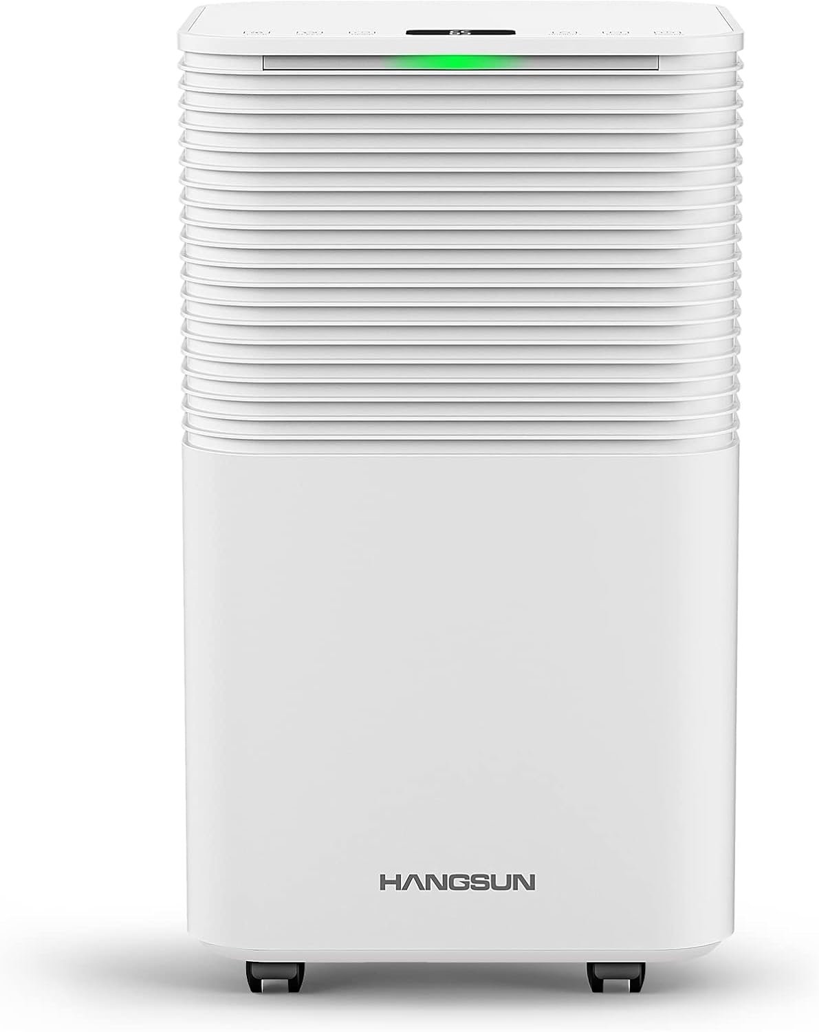 Hangsun 12L Dehumidifier with Digital Humidity Display, Sleep Mode, Laundry Drying Dehumidifiers for Home Damp with Continuous Drainage, 24H Timer Ideal for Large Room, Basement, Bedroom, Bathroom.