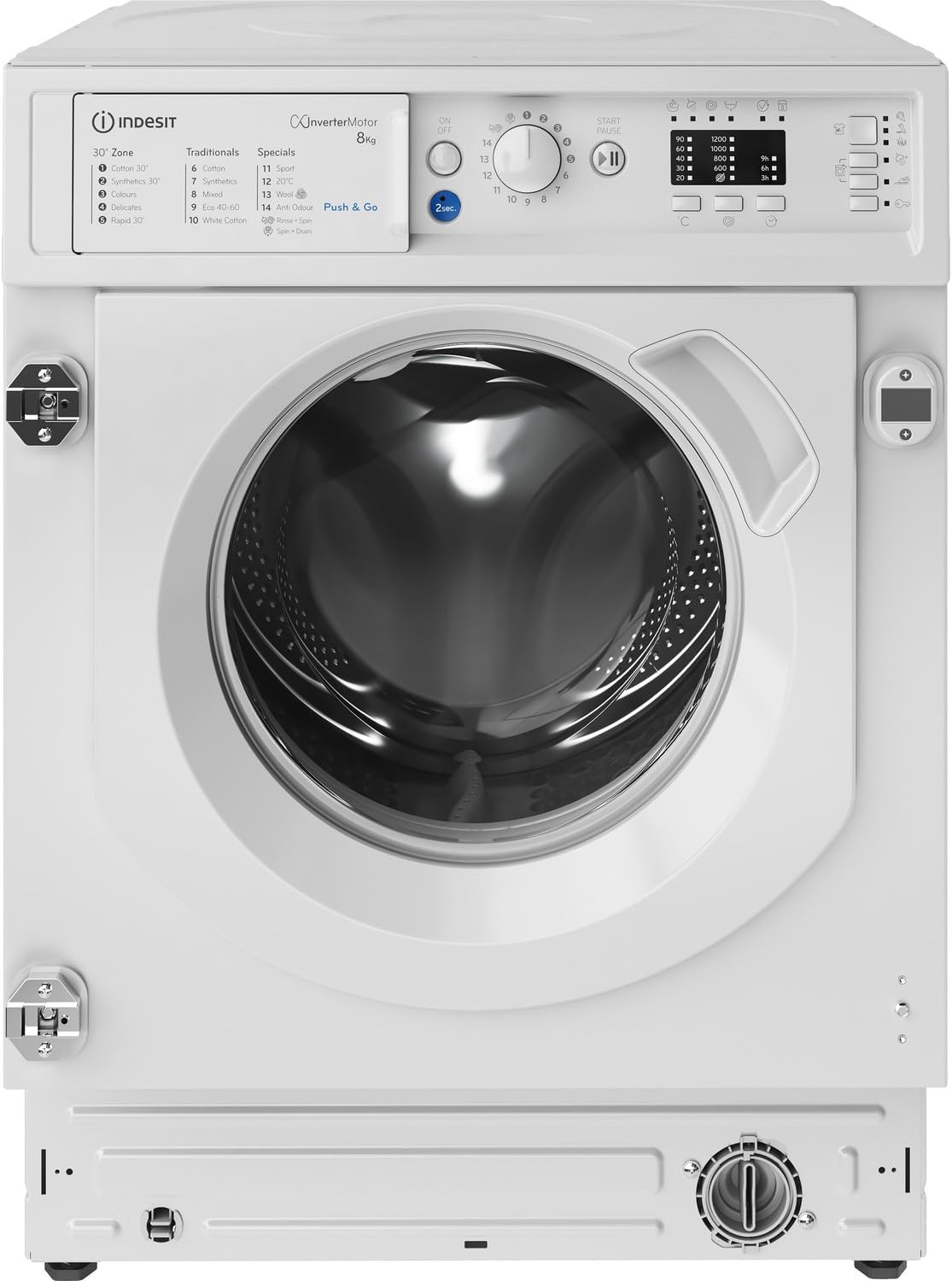 Integrated 8Kg Washing Machine.