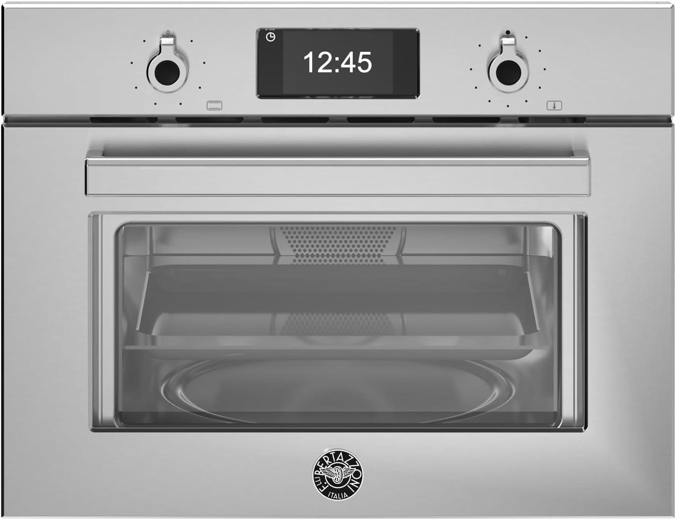 Bertazzoni Professional Series F457PROMWTX 46cm High, Built In Combination Microwave Oven - Stainless Steel.