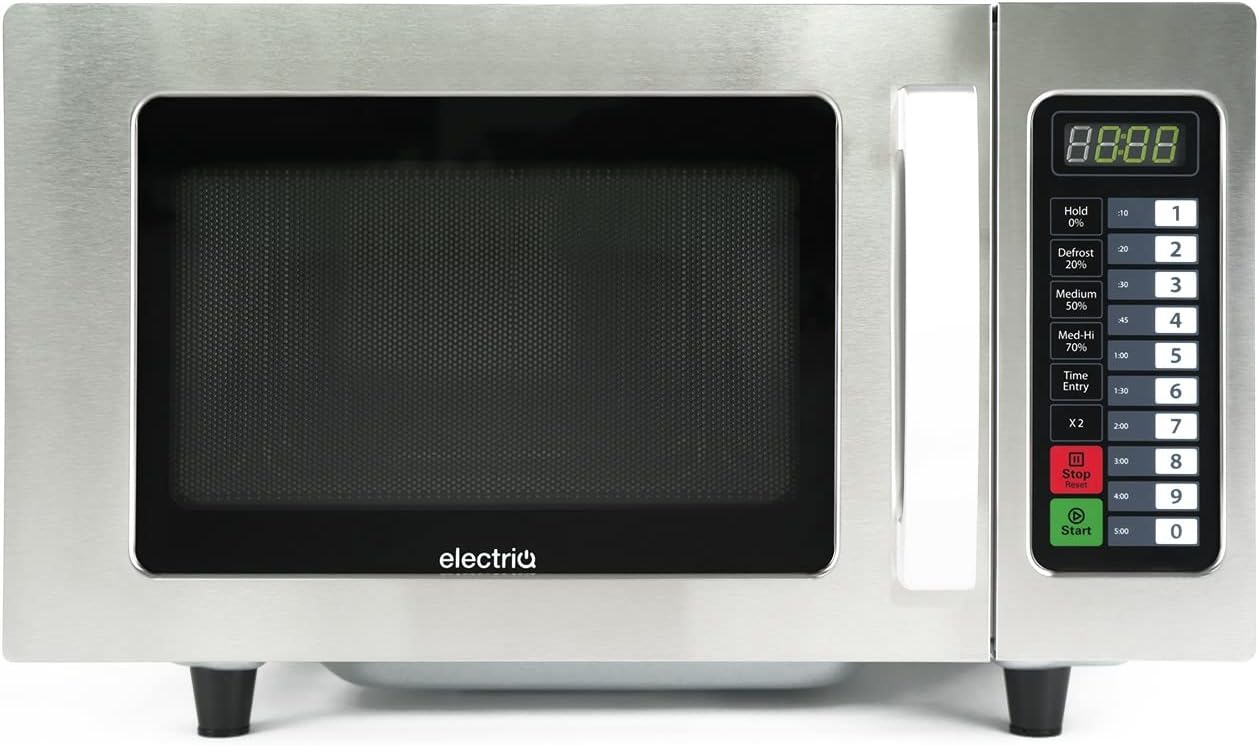 electriQ 25L Commerical Microwave Oven 1000W - Stainless Steel - Commercial Kitchen, Catering Equiptment.