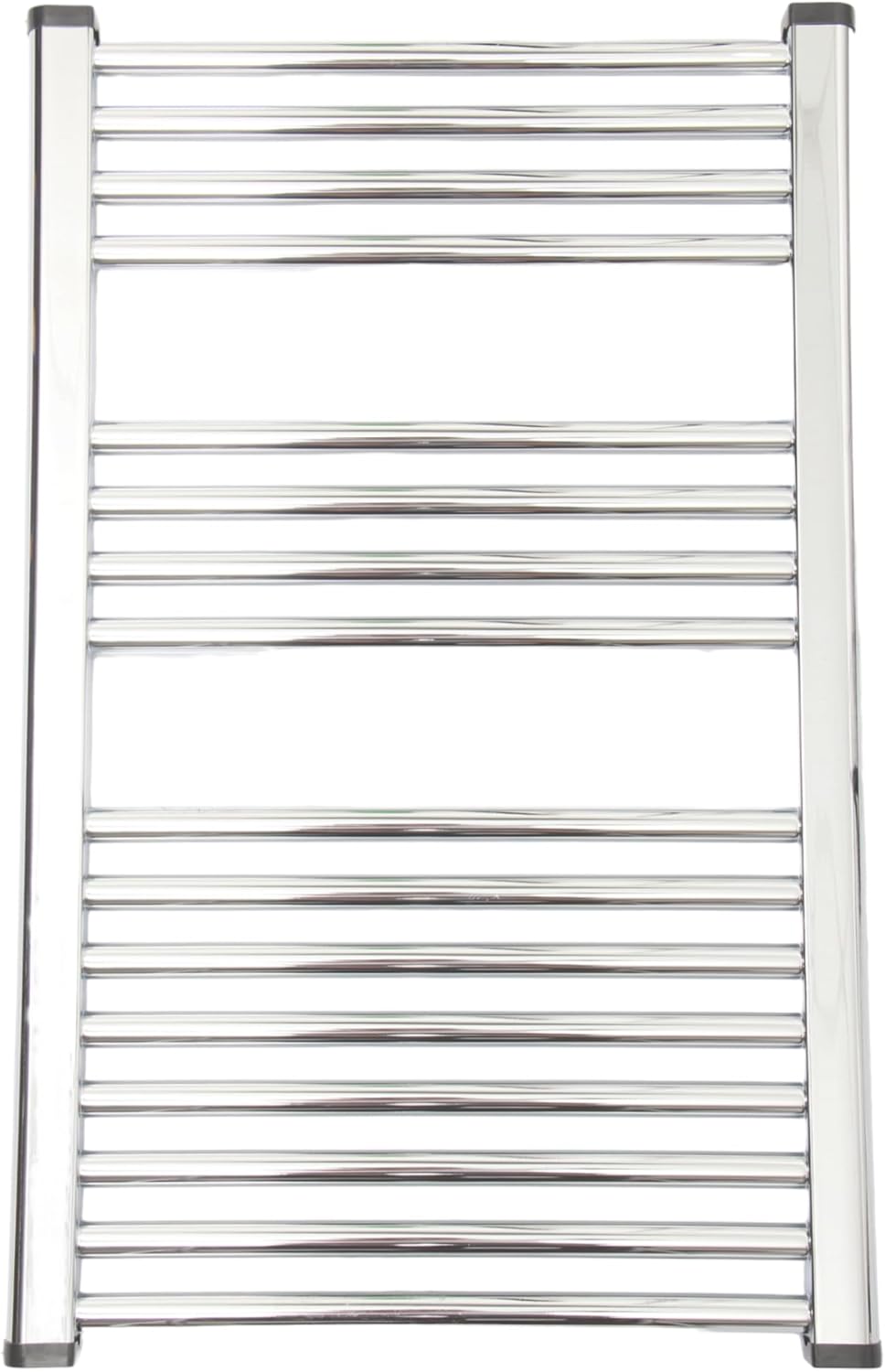 Jolie Max Heated Towel Radiator Rail. Central Heating Flat Ladder Towel Warmer. Chrome Finish. (500x800 Model 4).