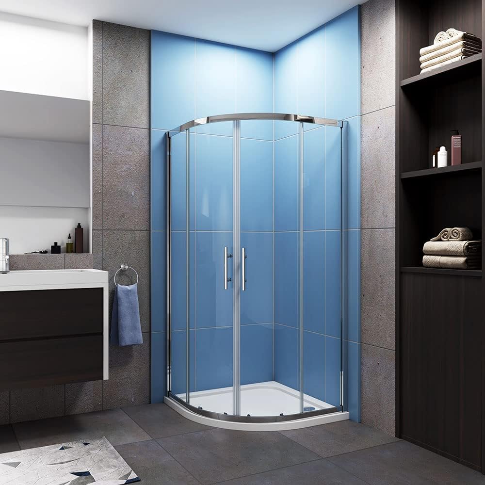 Acezanble 760x760x1900mm Quadrant Shower Enclosure Cubicle.