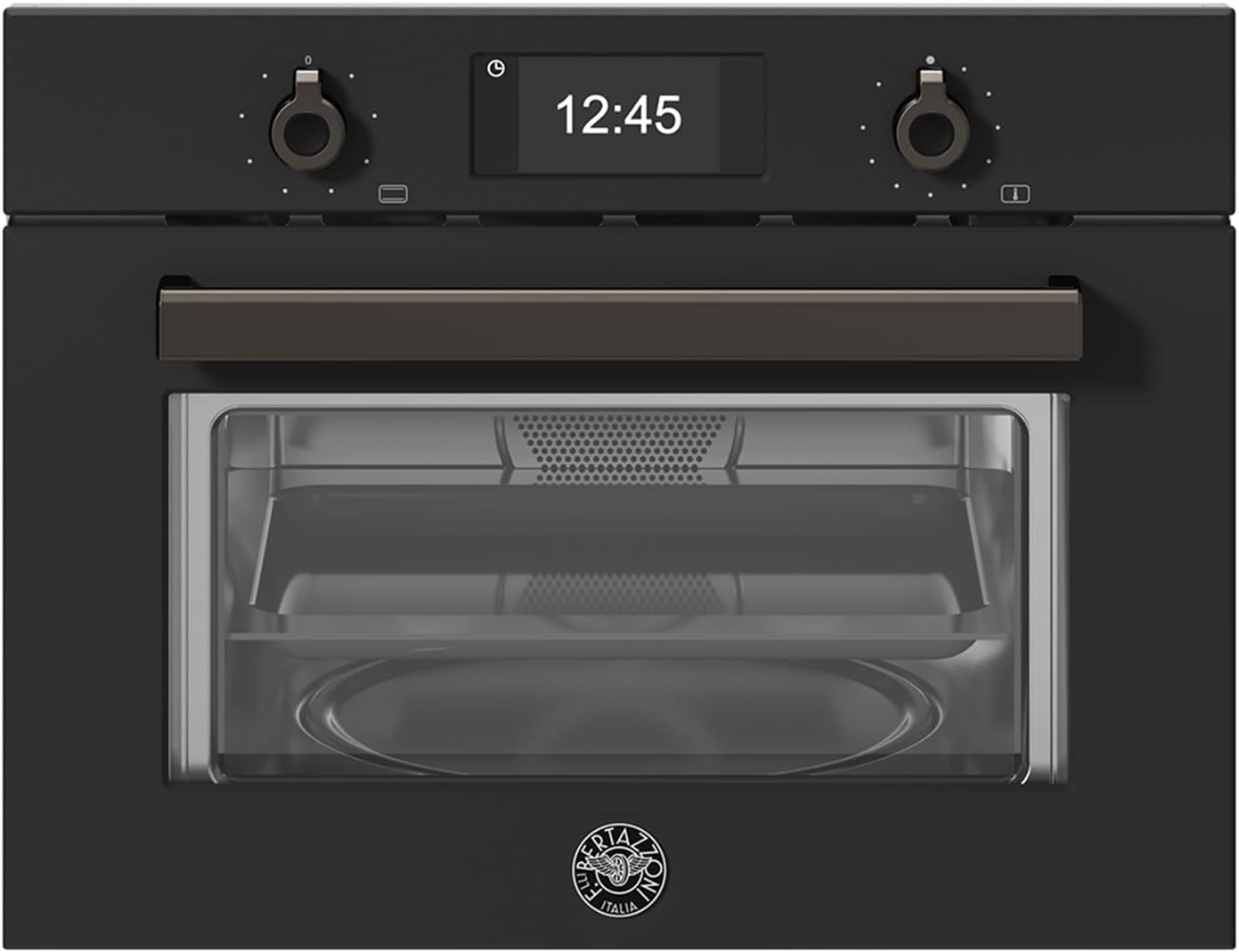 Bertazzoni Professional Series F457PROMWTN 46cm High, Built In Combination Microwave Oven - Carbonio.