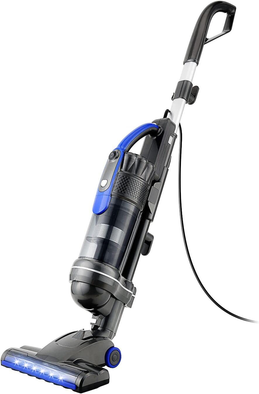 Akitas 2 in 1 Corded Upright Vacuum Cleaner Hoover With Turbo Spinning Brush Head Light Weight Carpet Car.