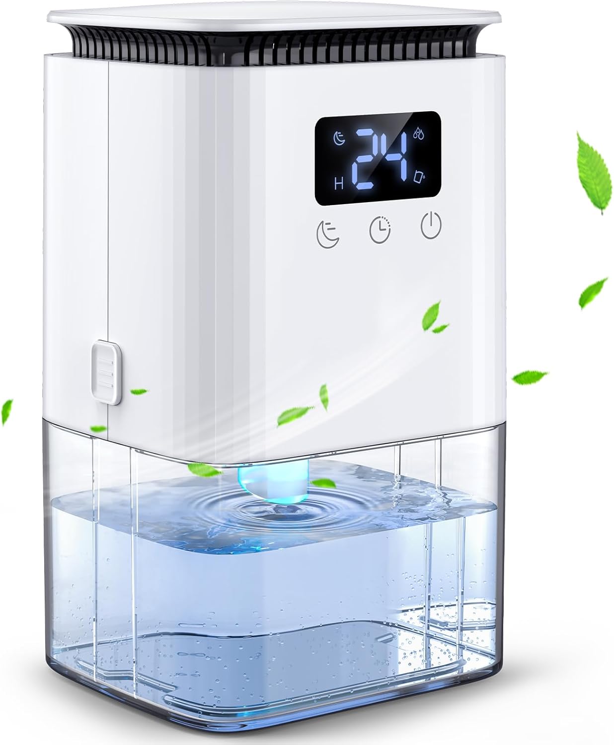 Dehumidifiers for Home, 1300ML Dehumidifier 40W Powerful 24H Timer Auto Off RGB Ultra Quiet Touch Control Portable Electric Dehumidifier Against Moisture for Bedrrom, Wardrobe, Bathroom.