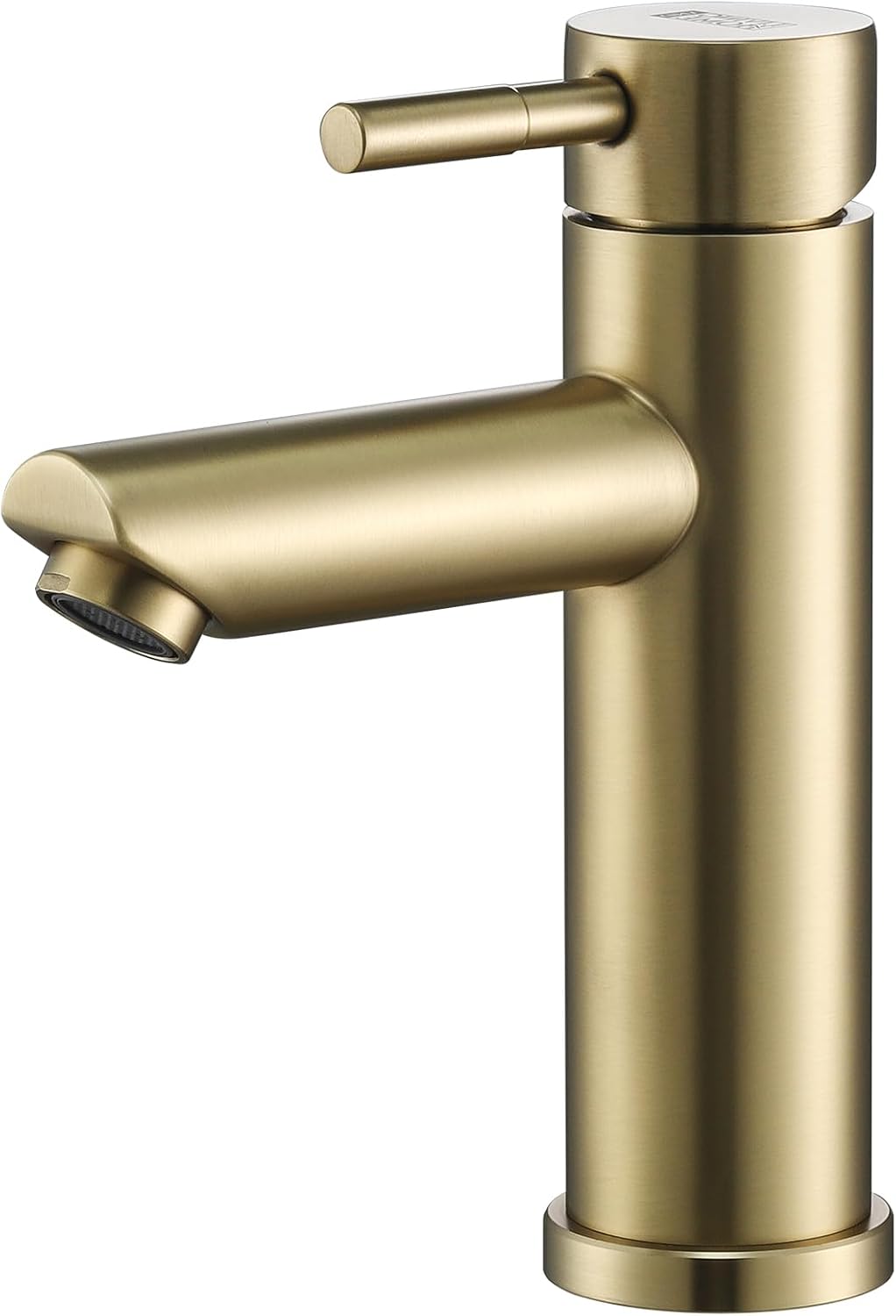 Warmiehomy Chrome Basin Taps Mixer Bathroom Sink Taps Single Lever Hot and Cold Water Sink Taps with UK Standard Hoses,Square.