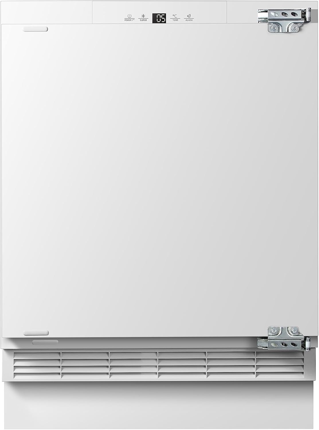 Cookology CBUFZ601 95 Litre Capacity Integrated Built In Undercounter Freezer, Adjustable Temperature Control and Legs, Reversible Door and 4 Star Freezer Rating - in White.