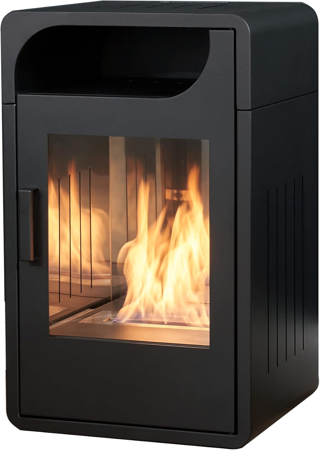 Adam Bellini Bio Ethanol Stove in Black.