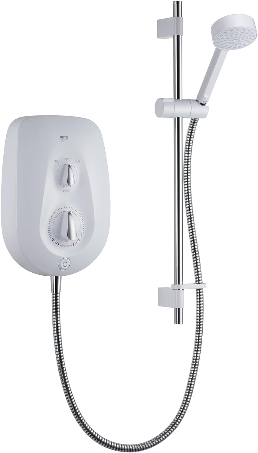 Mira Showers Vie Electric Shower 8.5 kW Electric Shower White/Chrome 1.1788.004.