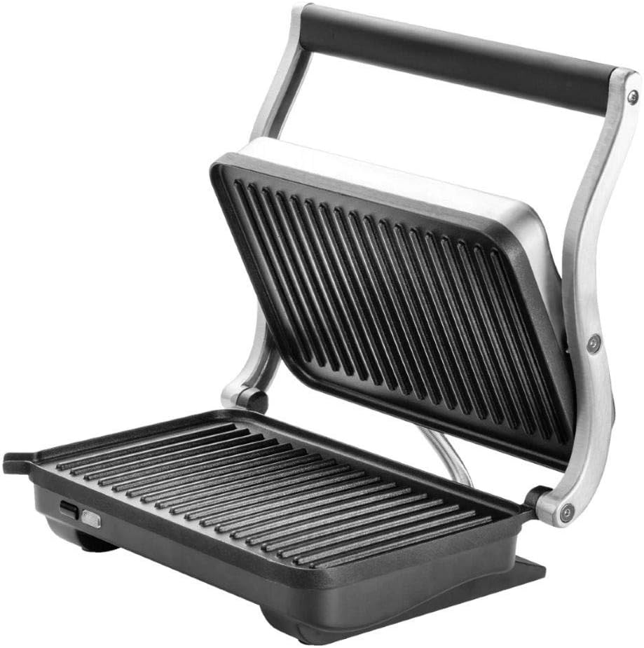 Judge JEA68 Healthy Grill and Sandwich Press with Non-Stick Griddle Plates, 1000W Gift Boxed – 2 Year Guarantee.