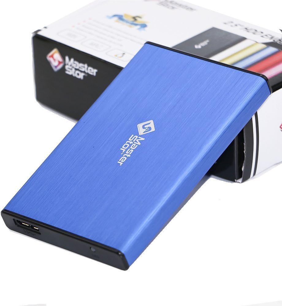 MasterStor 1 TB External Hard Disk Drive USB 3.0 Super-Fast 2.5-inch SATA Laptop Hard Drive Portable Hard Drive Blue.