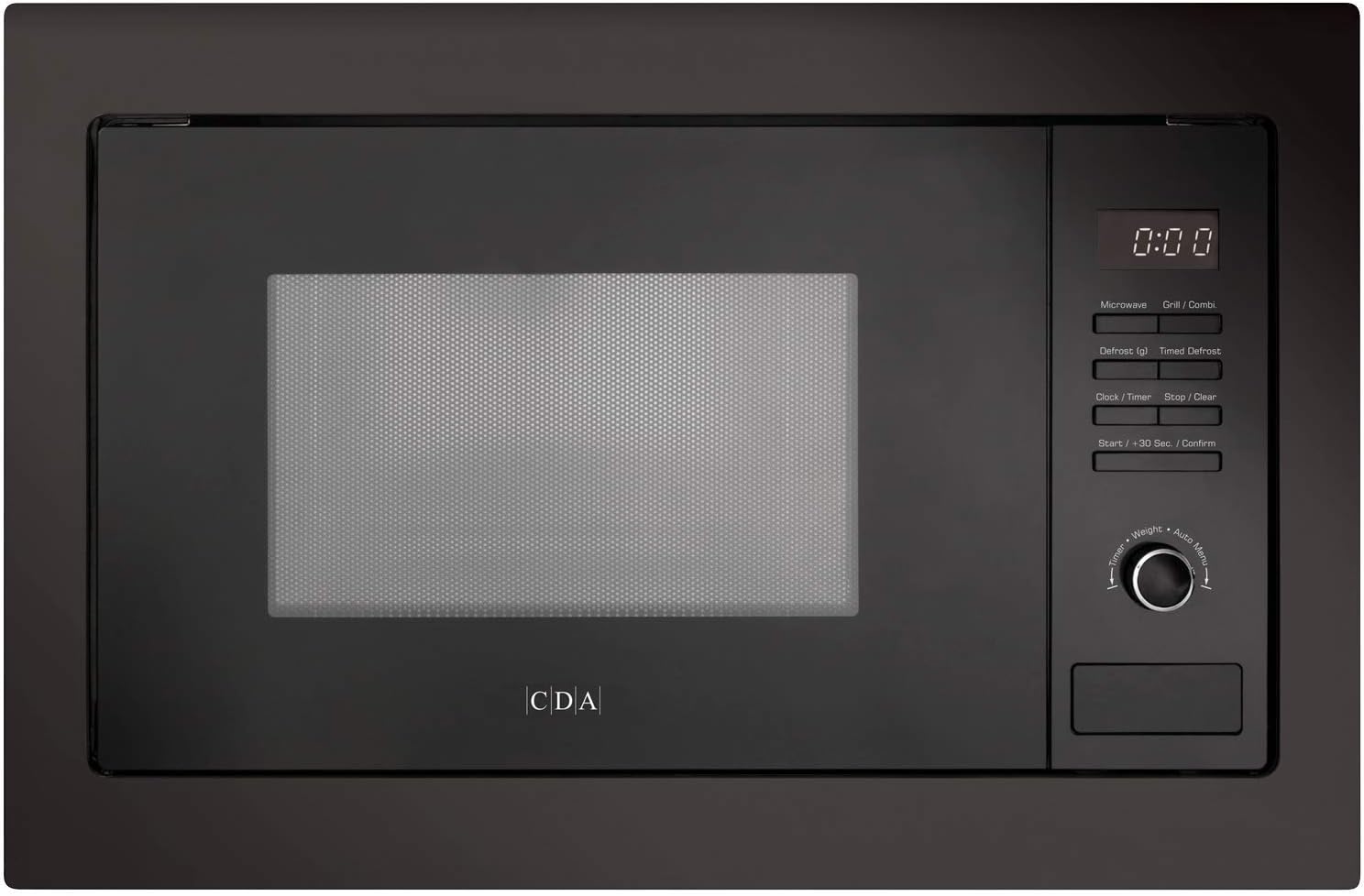 CDA VM231BL Built-in microwave oven and grill 25 Litre - Black, 700029237.