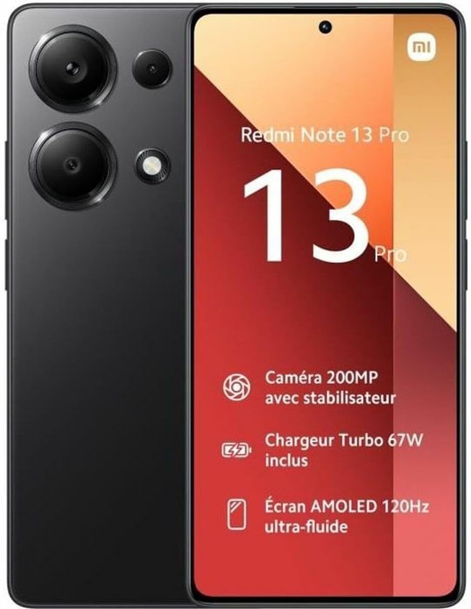 Xiaomi redmi note 13 PRO 12+512GB DS 5G midnight black.