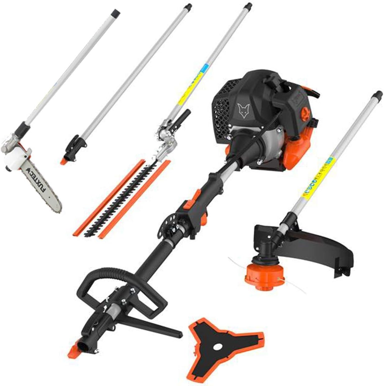 FUXTEC Petrol Multitool - 5in1 - Pole Hedge Trimmer, high-Level Pruner Chainsaw, 1m-Extension, Brush Cutter, Grass Trimmer - Multi-Functional Garden Power Tool 52cc 2-Stroke - FX-MT252ER         Import  Single ASIN  Import  Multiple ASIN    ×Product custo.