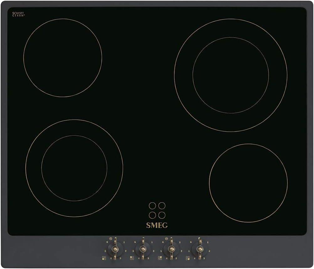 Electric ceramic hob with 4 heating fields P864AO.