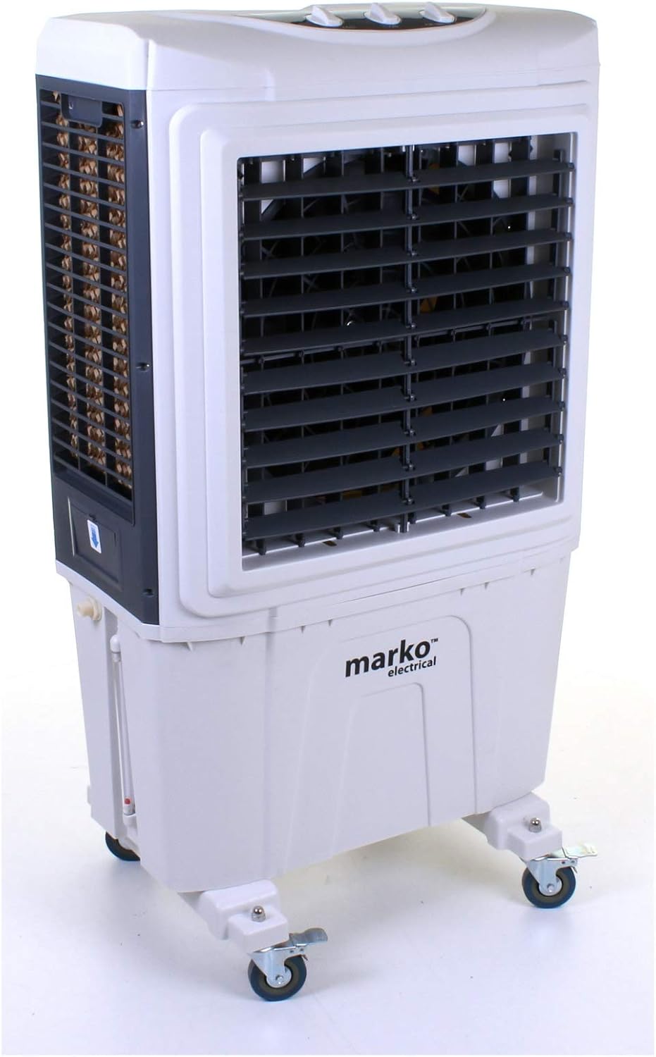 Marko Electrical 55L Evaporative Industrial Air Cooler 3 Mode Large Portable Oscillating Fan Unit.