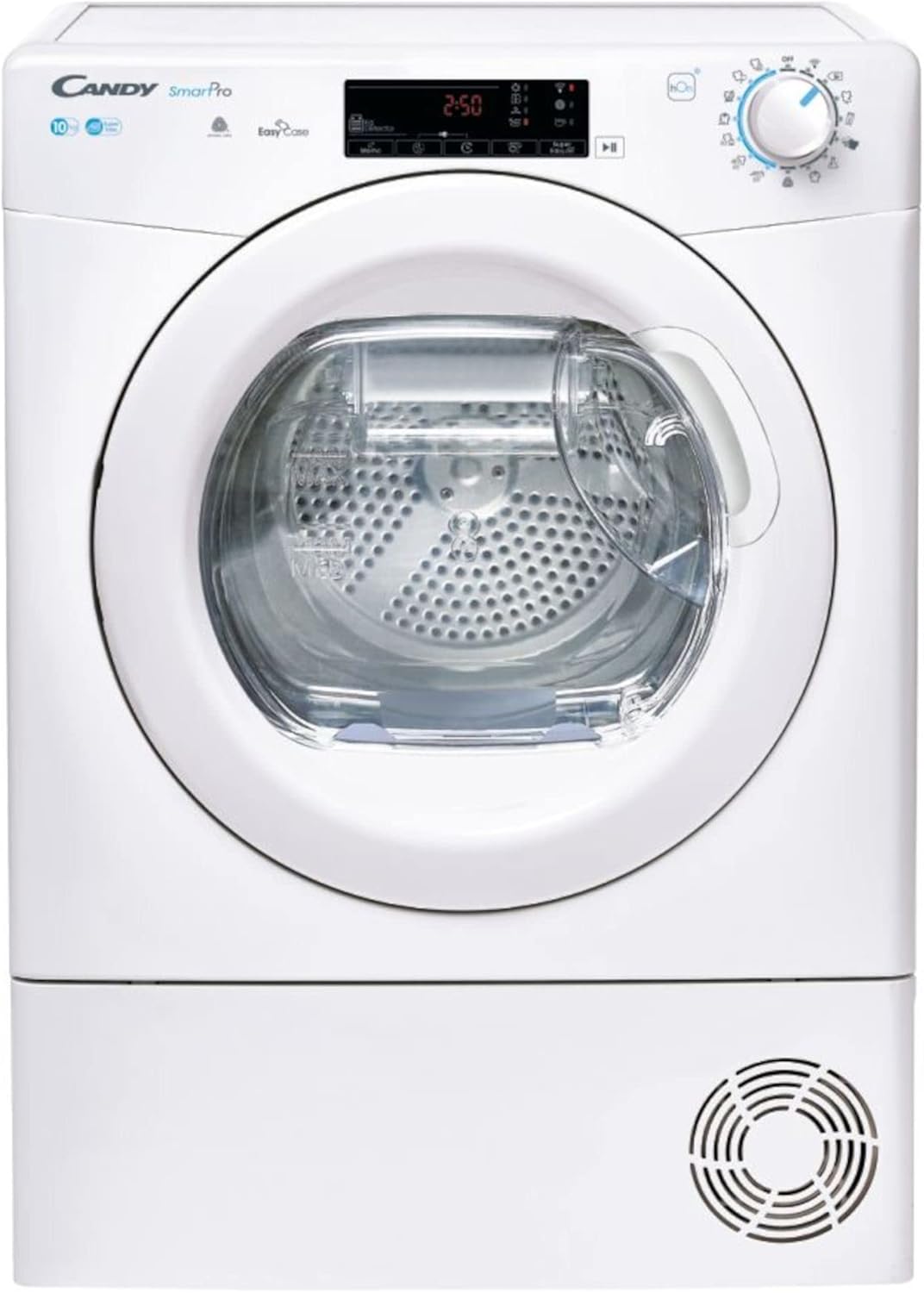 MyChoice Candy CSOEC10TE 10kg Condenser Tumble Dryer, Sensor Dry, EasyCase, WiFi, White/White Door.