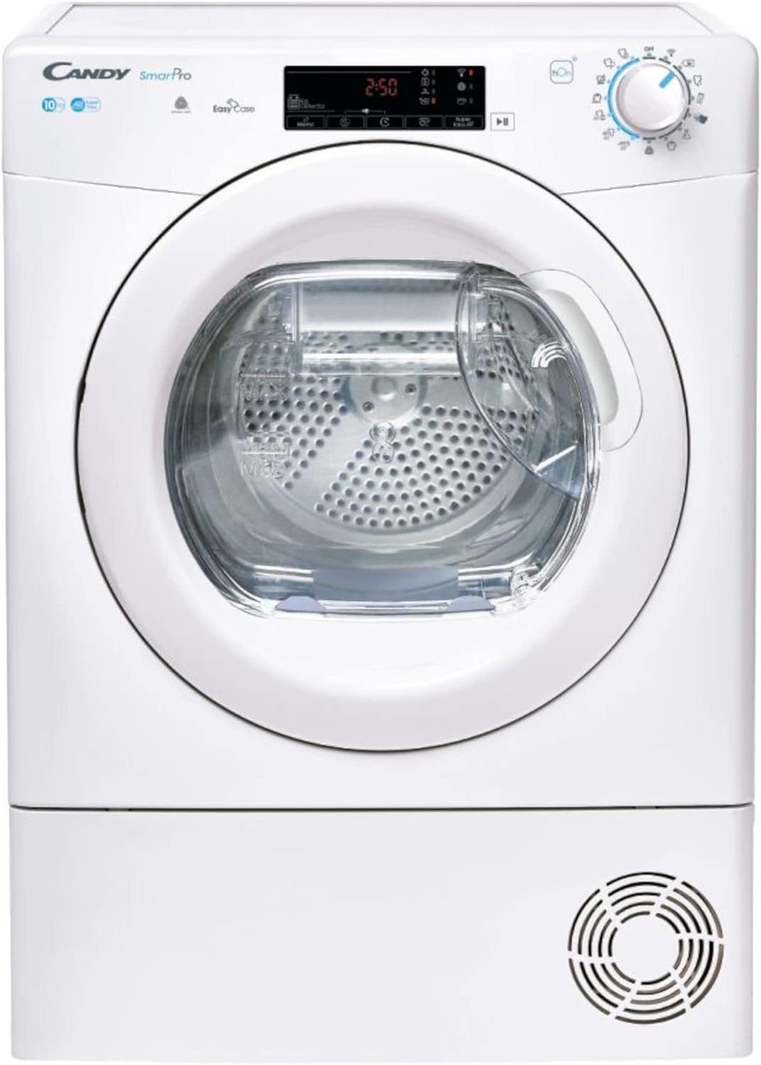 MyChoice Candy CSOEC10TE 10kg Condenser Tumble Dryer, Sensor Dry, EasyCase, WiFi, White/White Door.