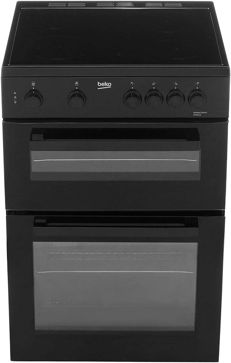 Beko KTC611K Freestanding Electric A Rated Cooker - Black.