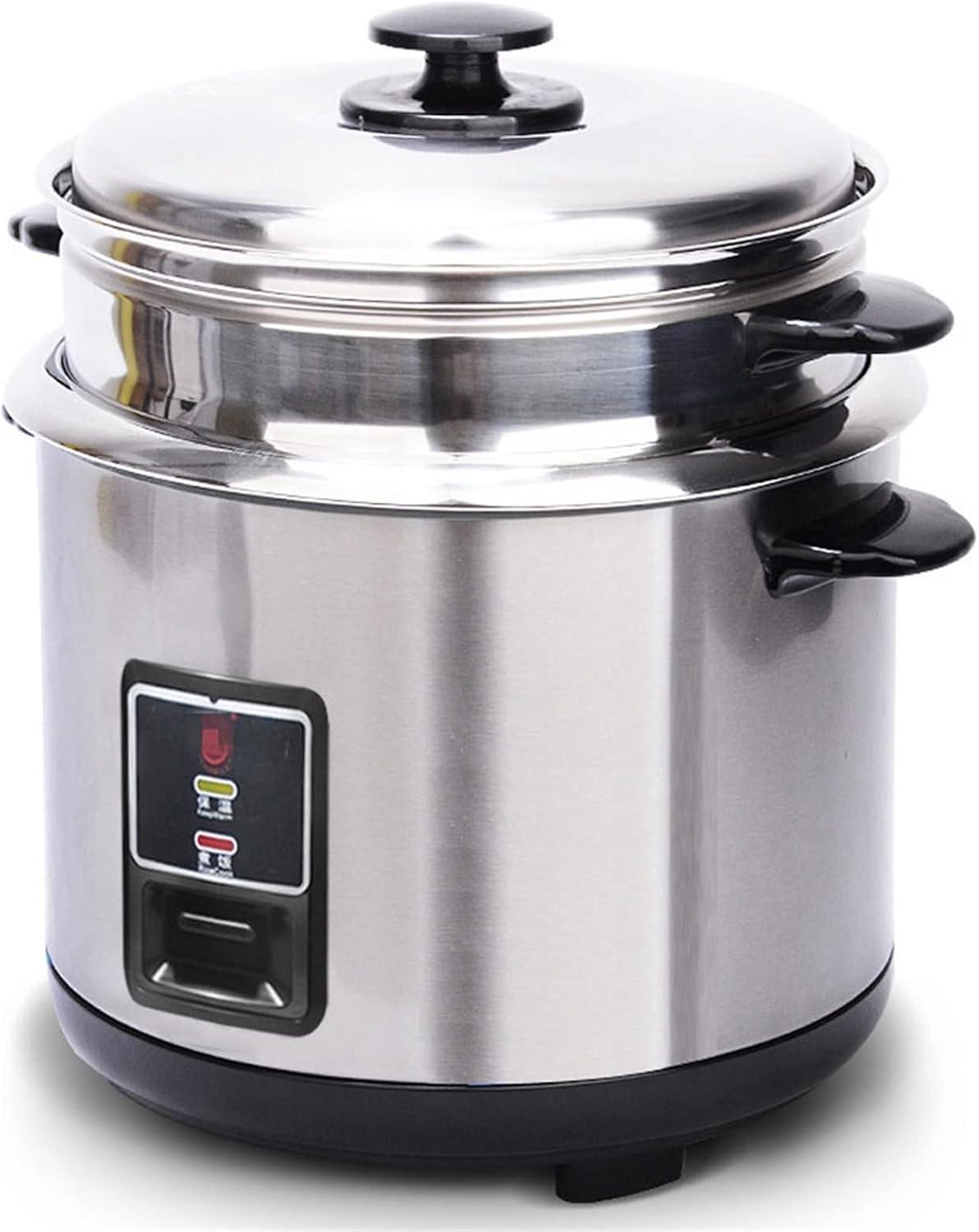 ZXSXDSAX Rice Cooker 6L Household Rice Cooker Stainless Steel Multi Cooker Thickened External Steel Steamer Rice Cooker.