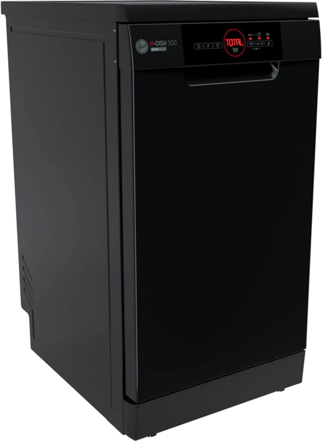 Hoover H-DISH 300 HDPH2D1049B Slimline Dishwasher - Black - E Rated.