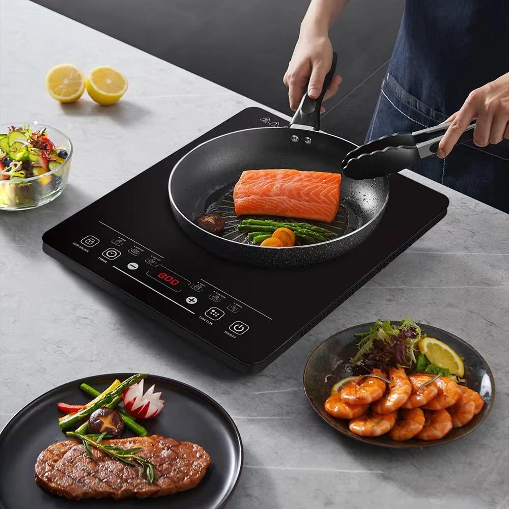 Electric Induction Hob Portable Digital Touch Single Cooker Hot Plate.