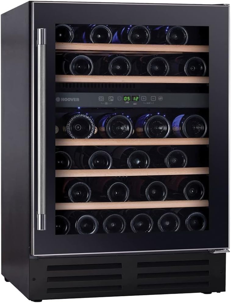 46 BottleCapacity Dual Zone Built in Wine Cooler - Black.