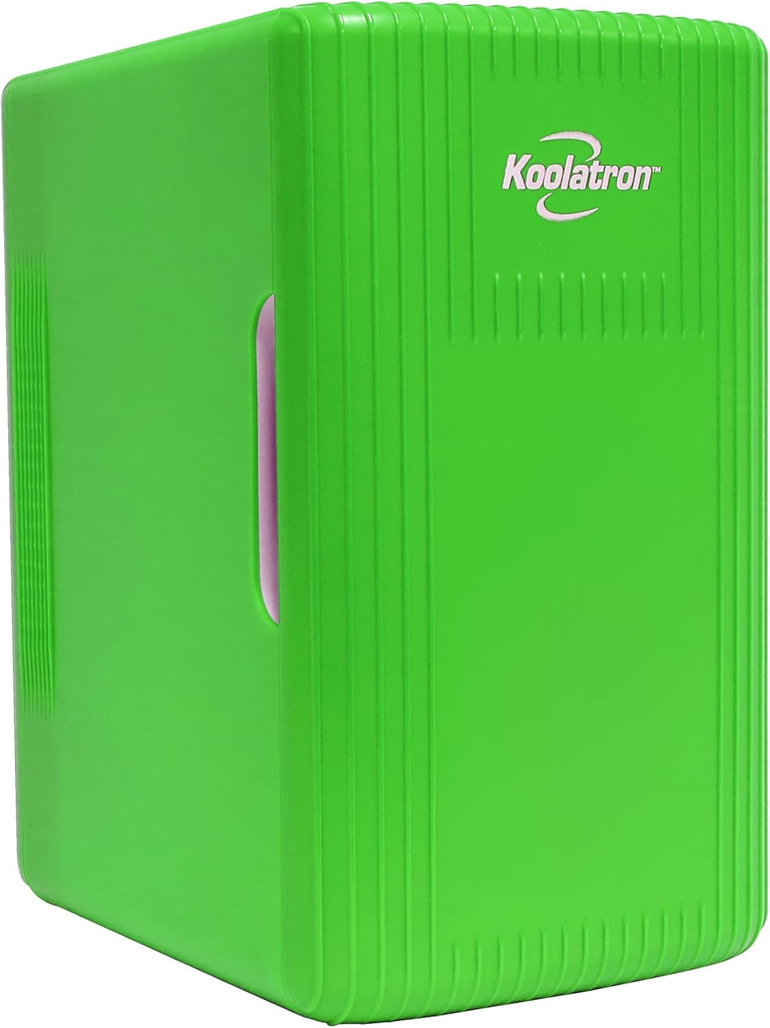 Koolatron Retro Mini Fridge For Bedrooms 6L Small Fridge 8 Can Table Top Fridge Quiet Mini Fridges For Skincare Food Drinks Kids Home Car & Travel 12v Portable Cooler Warmer Refrigerator, Pink.