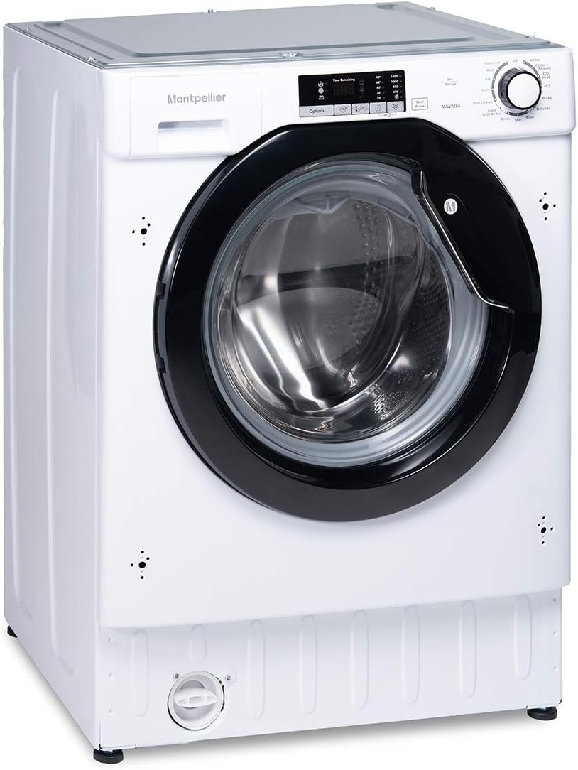 Montpellier Domestic Appliances 8kg Integrated Washing Machine 22.4 x 23.4 x 32.3 MIWM84.