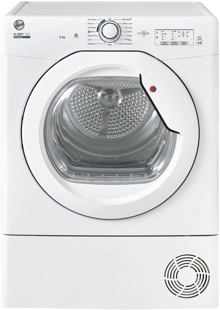 Hoover HLEC9LG 9KG Condenser Tumble Dryer - White HLEC9LG.