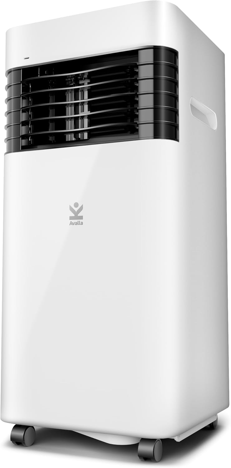 Avalla S-50 3-in-1 Air Conditioning Unit Portable; 3000BTU 7.2L Dehumidifier, 890W Industrial Class Mobile AC Unit, 12m³ Cooling Coverage, Portable Air-Conditioner Unit.