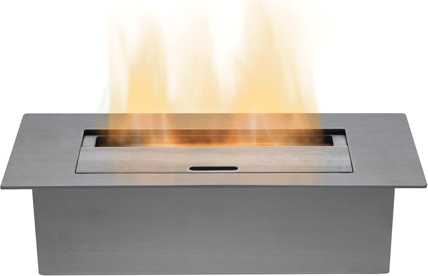 Large Bio Ethanol Burner in Stainless Steel, 3 Litre Capacity.