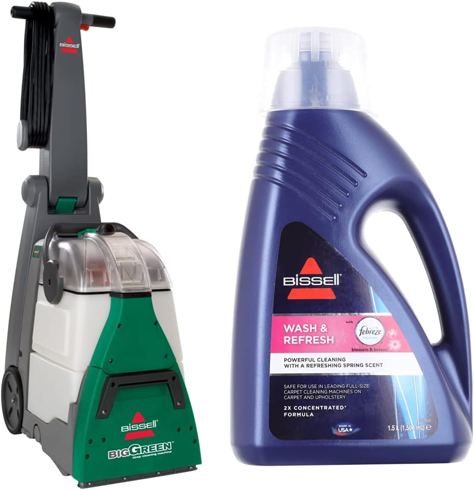 BISSELL Big Green | Upright Carpet Cleaner | Professional-Style Deep Cleaning | Out cleans The Leading Rental | 48F3E.