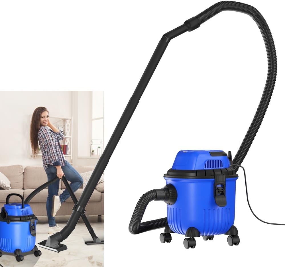 JAOSY Vacuum Cleaner 2000W 15Ltr Bagless with HEPA filter, Vacuum Cleaner Wet and Dry with Blower, Indoor Outdoor Dust Extractor High Efficiency Floor Brush.