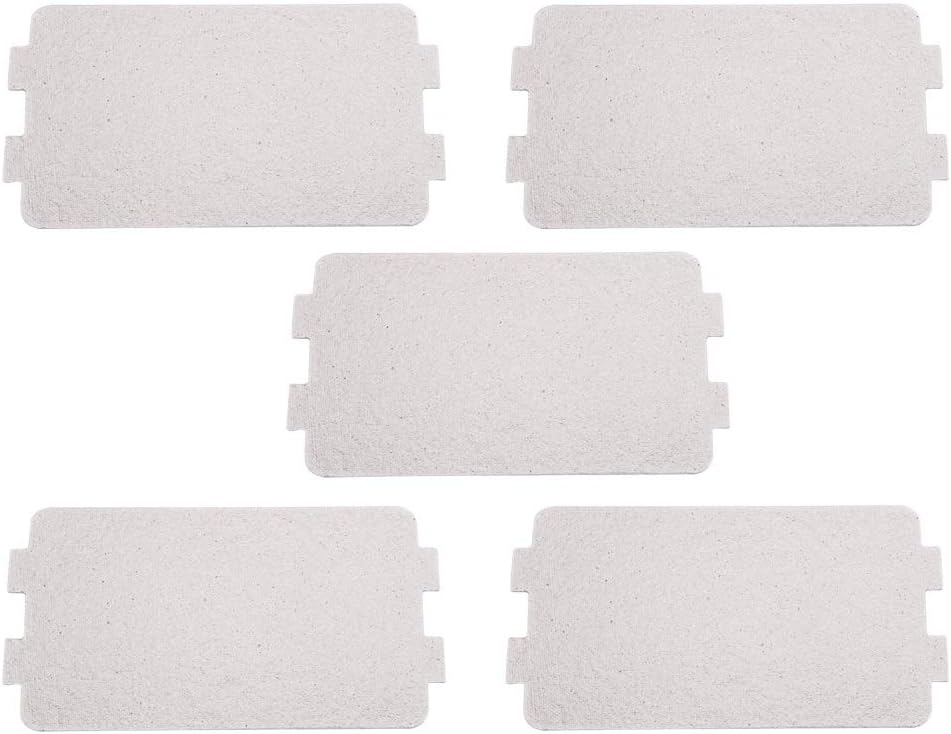 MAGT Microwave Mica Plate, 5PCS Universal Mica Sheet Plates for Microwave Mica Plate, Microwave Sheet for Kitchen Microwave Oven.