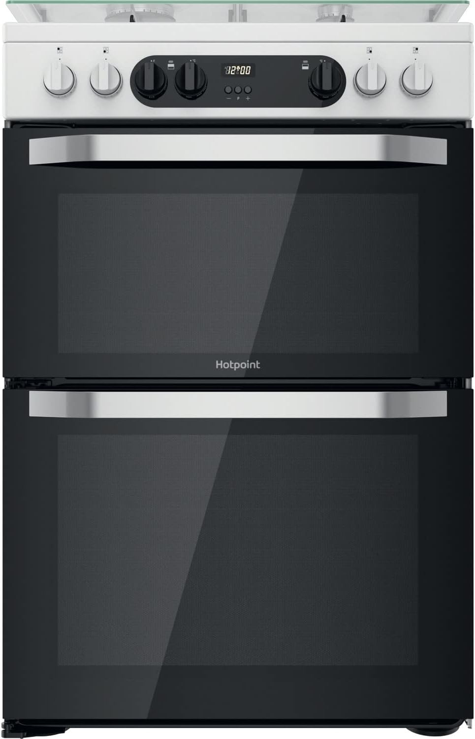 Hotpoint 60cm Dual Fuel Cooker - White.