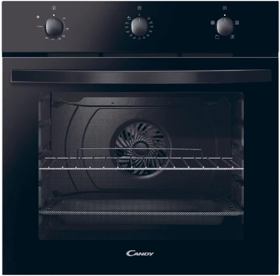 Candy Electric Fan Single Oven - Black.