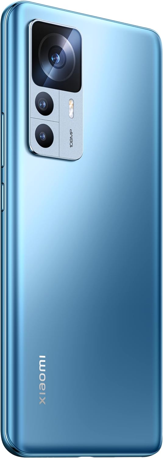 Xiaomi 12T 5G Smartphone 8+256GB, Unlocked for All Carriers- Clear Blue (UK Version + 2 Years Warranty).