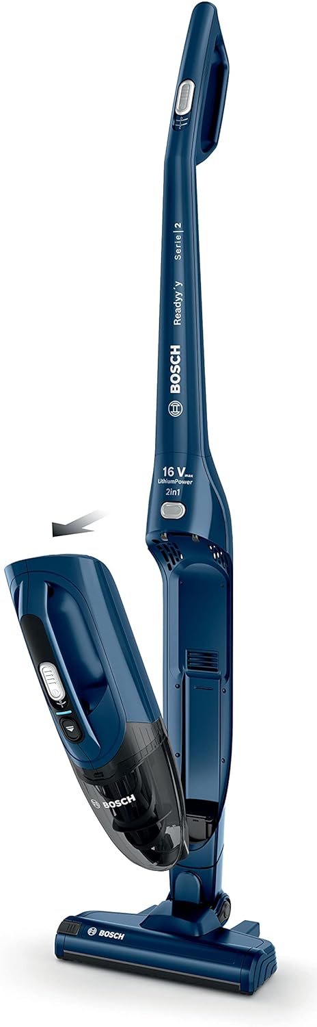 Bosch Readyy’y Serie 2 BCHF216GB ProClean 2in1 16V Cordless Vacuum Cleaner, 40 minutes runtime – Night Blue.