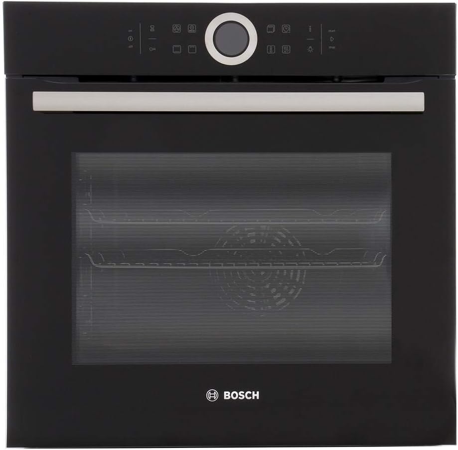 Bosch Series 8 Electric Single Oven with Catalytic Cleaning - Black.