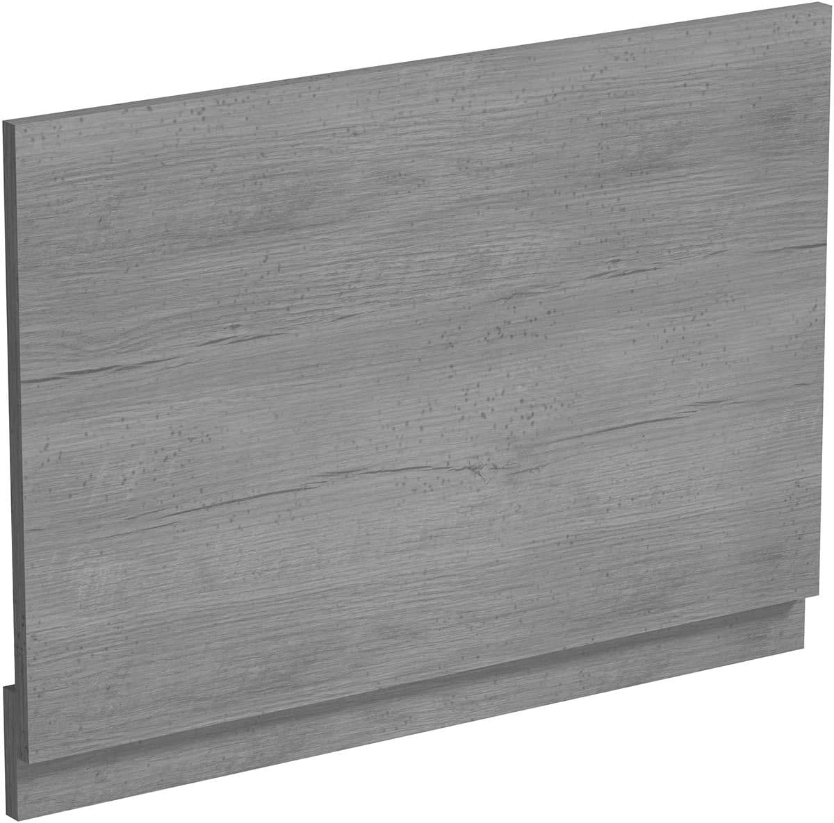 Orchard Lea Concrete Straight Bath end Panel 750mm - Grey Bath Panel, Rectangular Bath Panels, Baths.