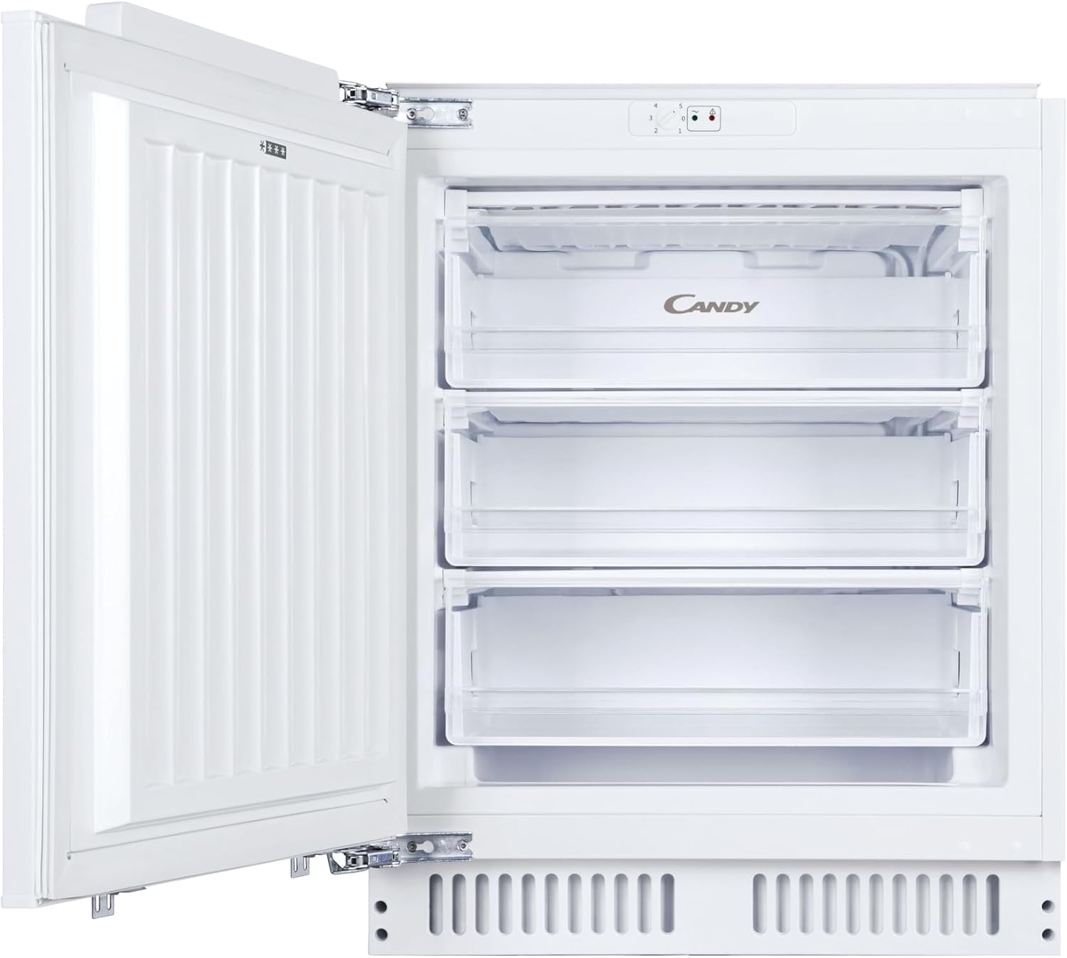 CANDY CMLS68EWK Integrated Undercounter Fridge 135L Total Capacity, White, E Rated.