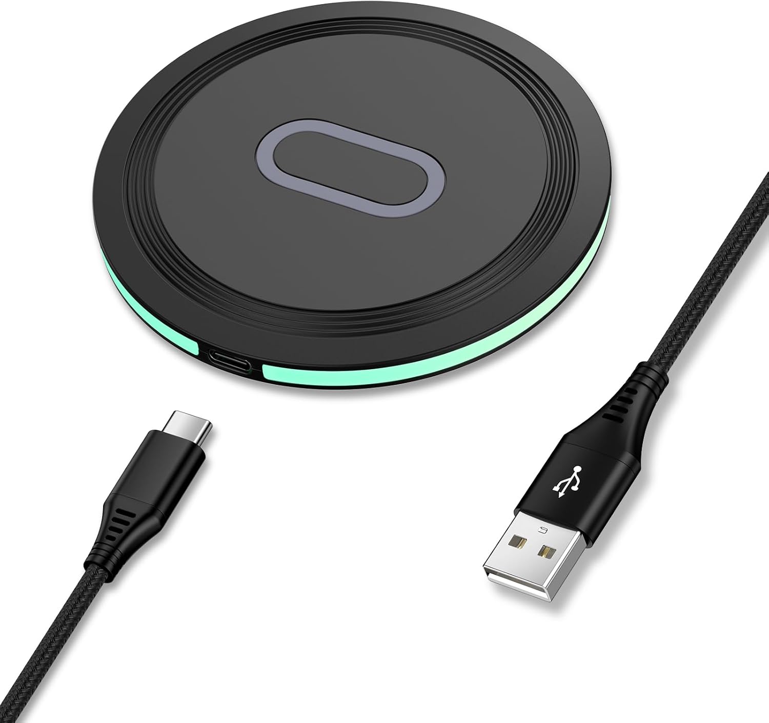 Wireless Charger, 15W Fast Wireless Charging Pad for Google Pixel 8/8 Pro/7/7 Pro/6/6 Pro, Wireless Phone Charger Pad for Samsung Galaxy S24/S23/S22/S21/S20/S10/S9/S8, iPhone 15/14/13/12/11/SE, LG