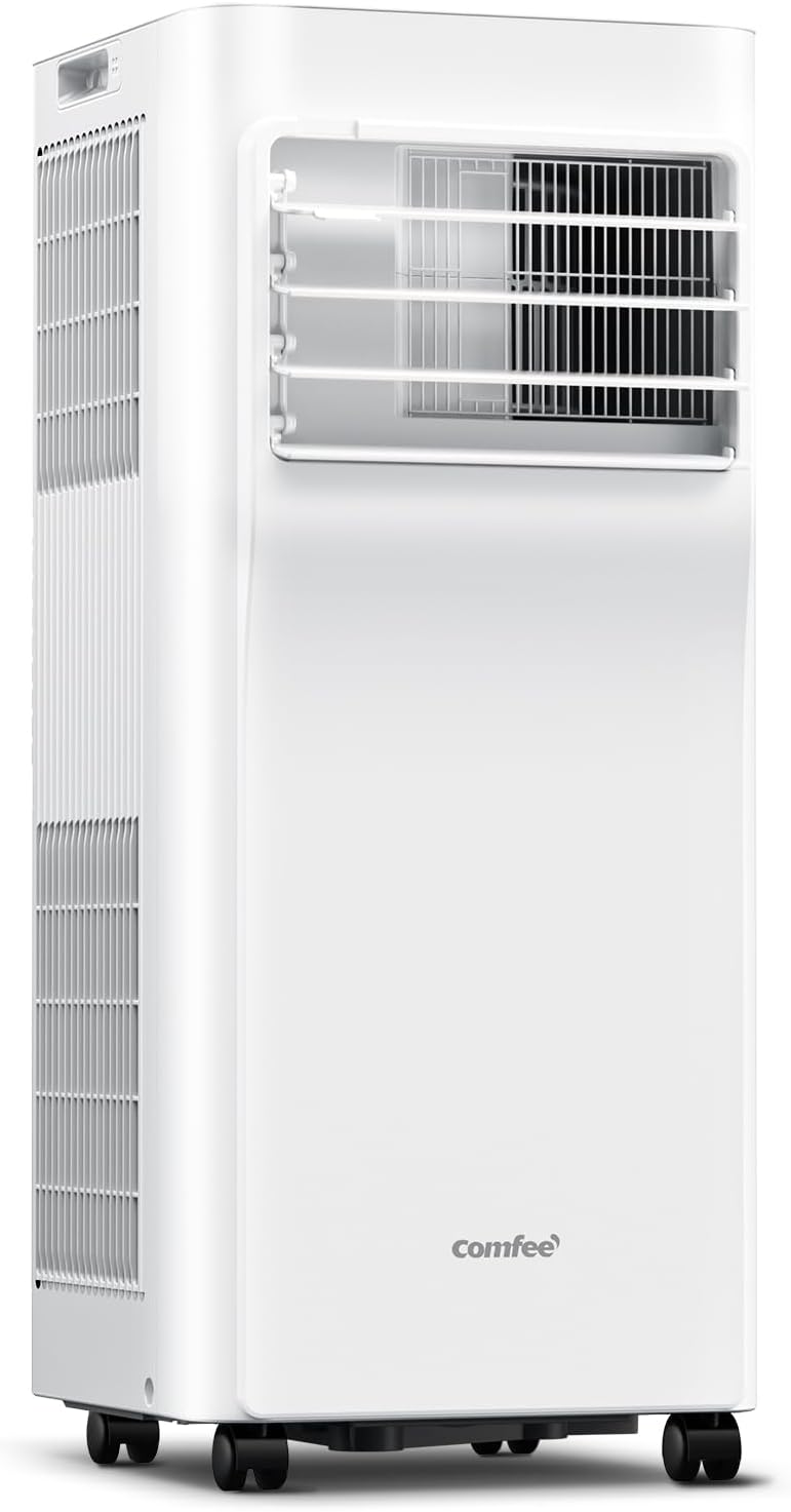 Comfee Portable Air Conditioner 9000 Breezy Cool Pro 2.6, 9000 BTU 2.6kW, Cooling & Ventilating & Dehumidifying, Remote Control, Room Size 88m³ (33㎡), Portable Air Conditioning Unit.