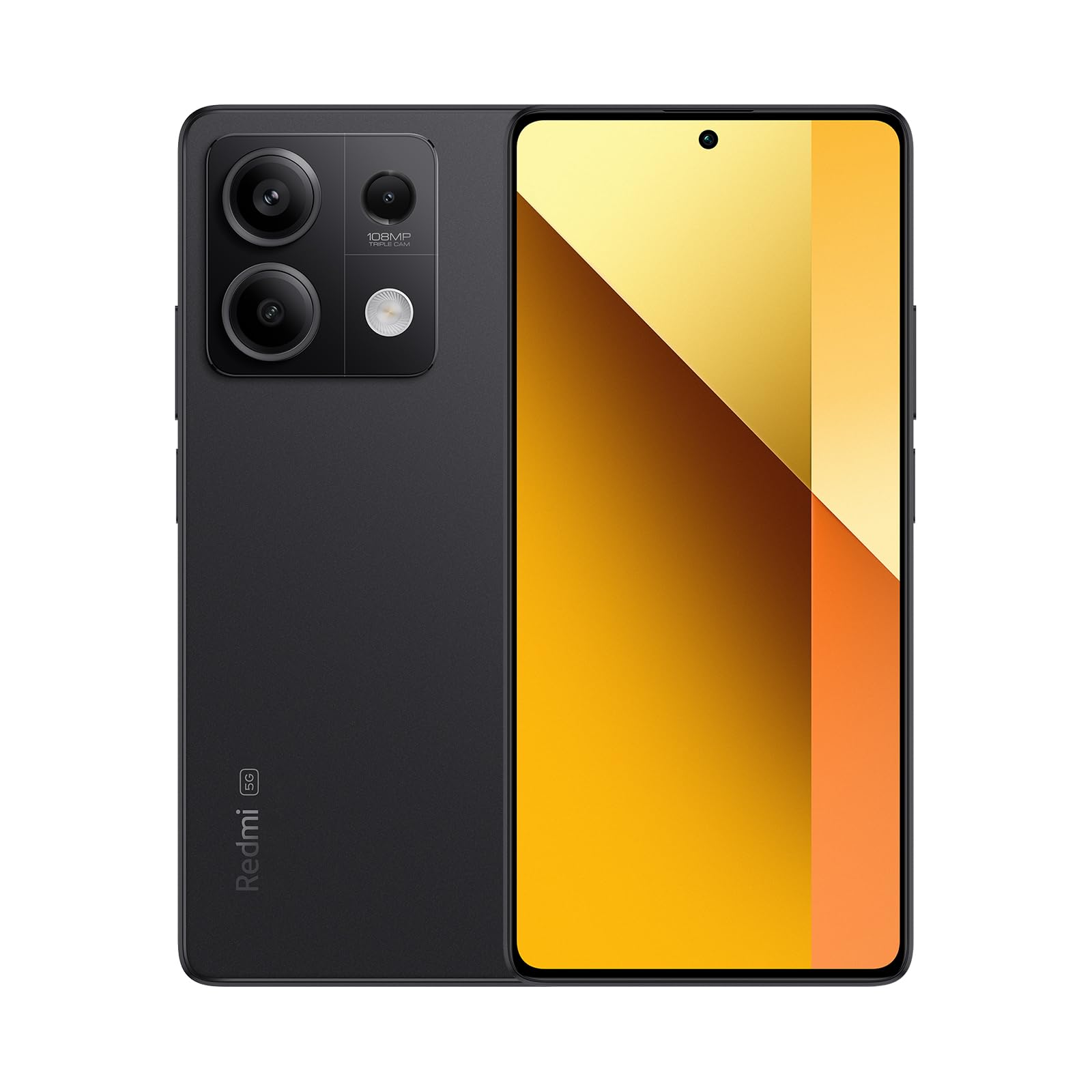 Xiaomi Redmi Note 13 Black - Smartphone 8+256GB, Snapdragon 685, 6nm process, 108MP triple camera, 120Hz FHD+ AMOLED, 33W fast charging, dust and water protection (UK Version + 2 Years Warranty).