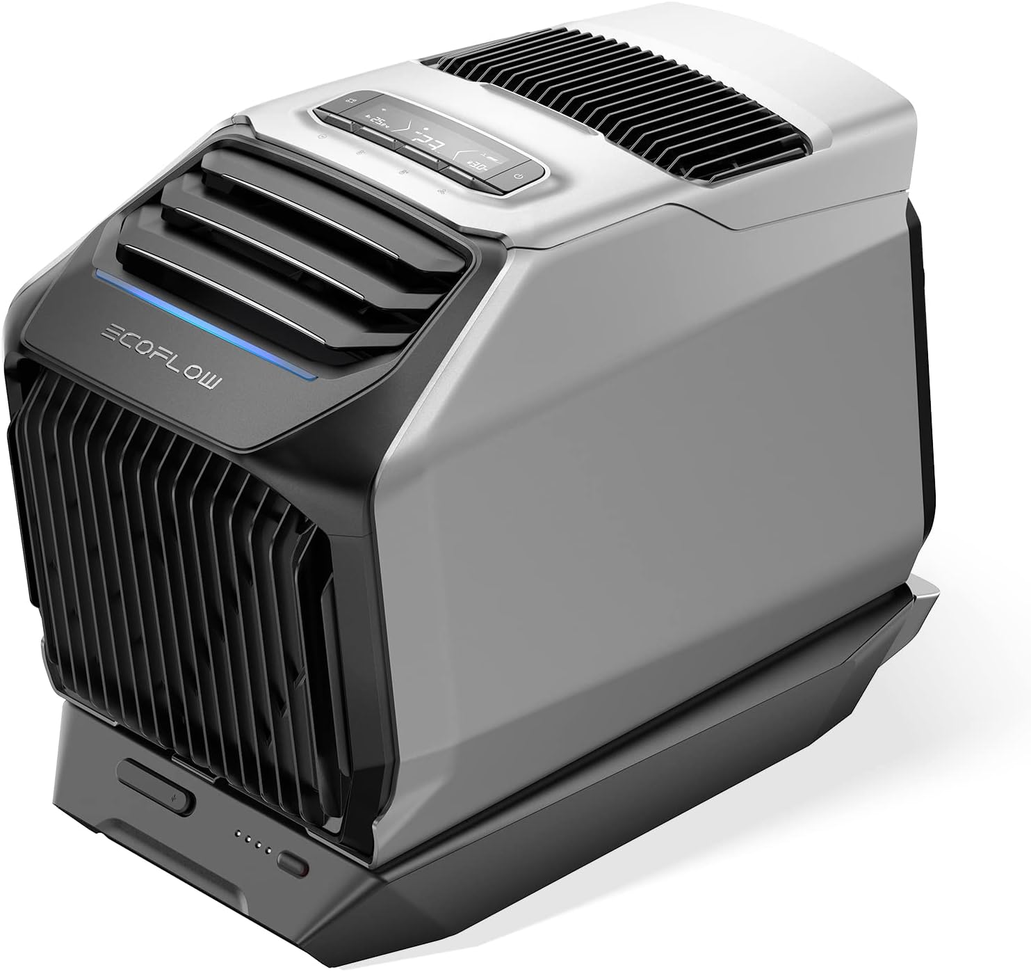 ECOFLOW WAVE 2 Portable Air Conditioner with Extra Battery, 5100BTUs of Cooling, 6100BTUs of Heating, Add-On Battery, Control with App, No Drainage Required, for Outdoor Camping/RVs or Home Use.