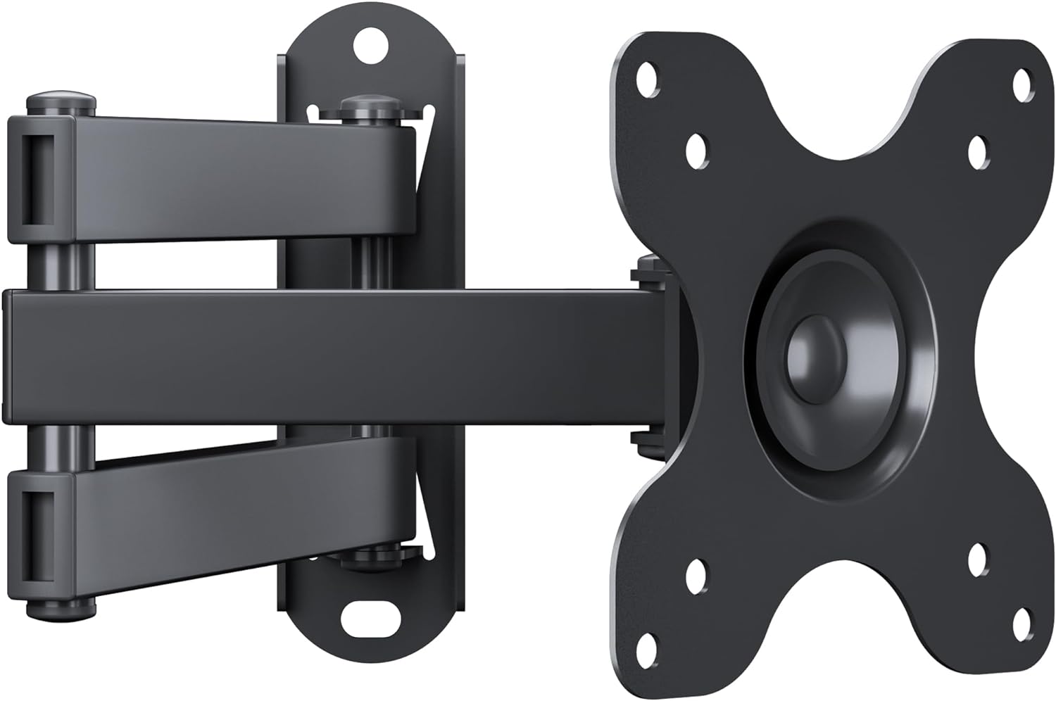 BONTEC Full Motion Articulating TV Wall Mount Bracket for 13''-30'' LCD LED TVs, Tilts Swivels Extends Rotates, VESA 75x75mm/100x100mm, Holds up to 15kg.